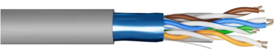 FTP Cat.5e 4*2*24AWG PVC Indoor Cable(图2)