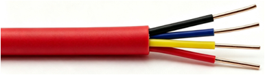 Fire Alarm Cable 4C 20AWG OFC Non-shield(图2)