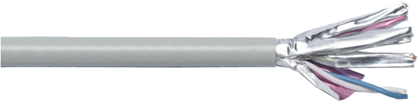 4x2x23AWG U/FTP CAT6a 100 Ohm Indoor Network Cable(图2)
