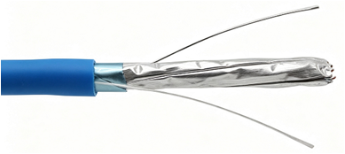 F/FTP CAT6a 23AWG 4P Indoor Network Cable(图2)